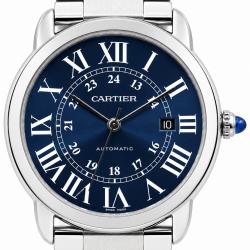 Cartier Ronde Solo XL 42MM WSRN0023 Blue Dial Watch
